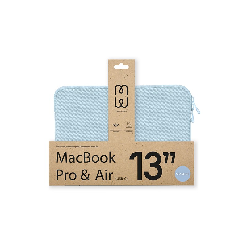 MW Housse MacBook Air MacBook Pro 13 Seasons Bleu Ciel