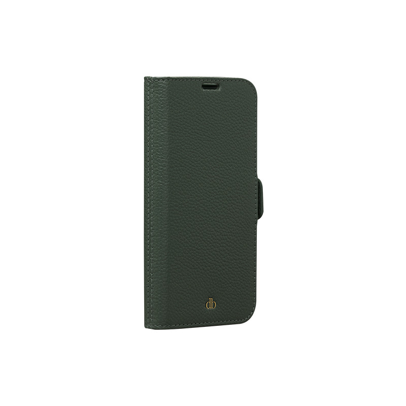 Dbramante Étui portefeuille New York en cuir iPhone 13 Evergreen