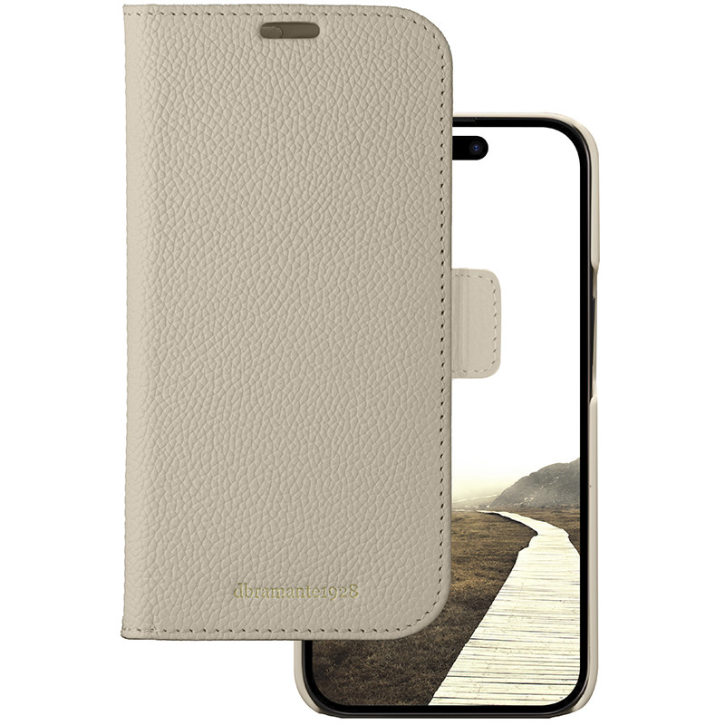 Dbramante Tui Portefeuille New York En Cuir Iphone Pro Max Sand Dune