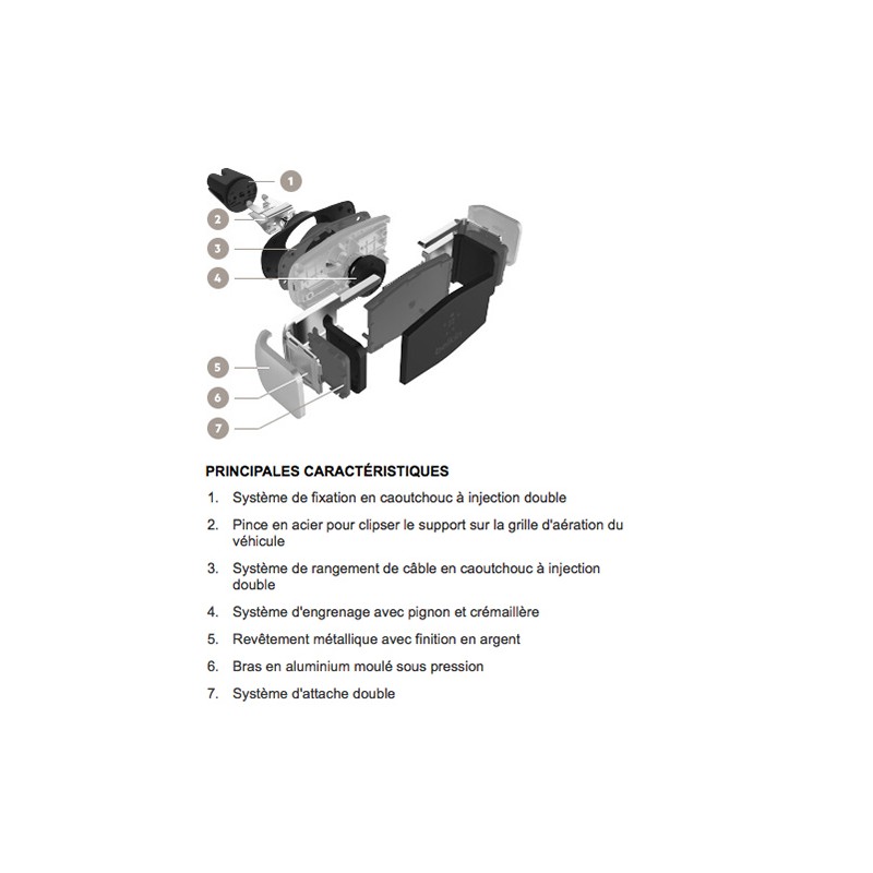 Support de voiture pour grille d'aération Belkin